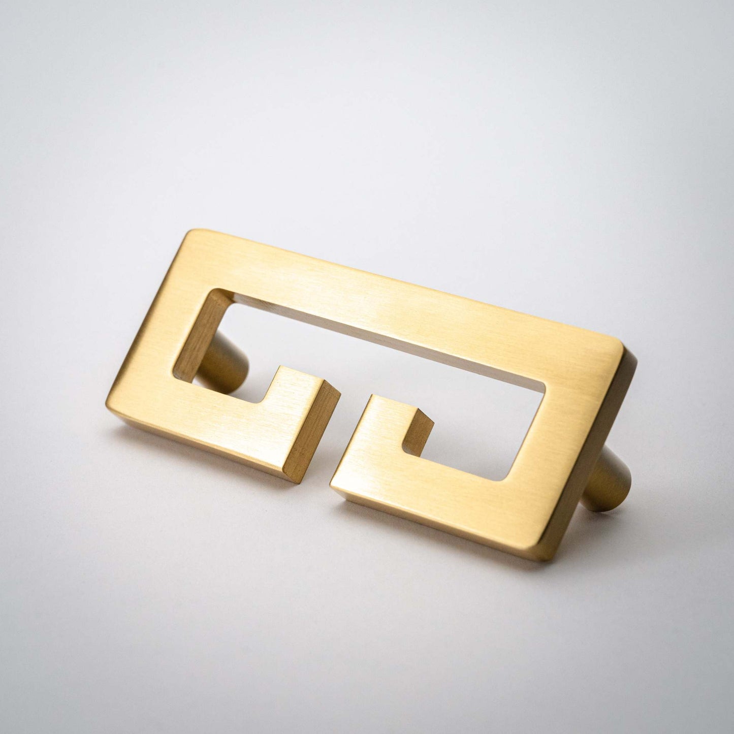 Chloe, Solid Brass Greek Key Pull