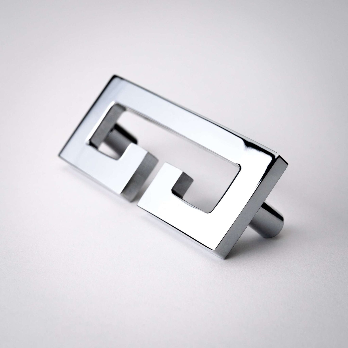 Chloe, Solid Brass Greek Key Pull
