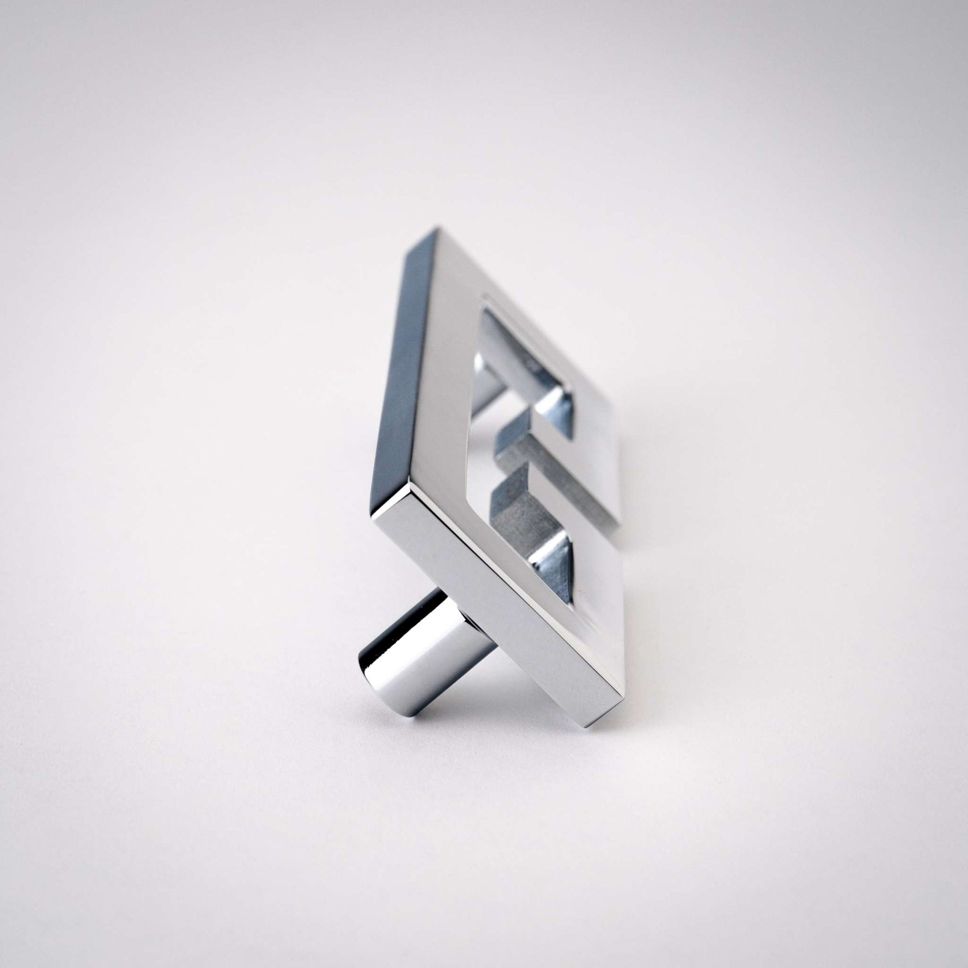 Chloe, Solid Brass Greek Key Pull
Chloe, our solid brass modern Greek Key pull is certainly an artful addition to the home. It's unique shape makes any door or cabinet look classy and chic. With ChpullChloe, Solid Brass Greek Key Pull