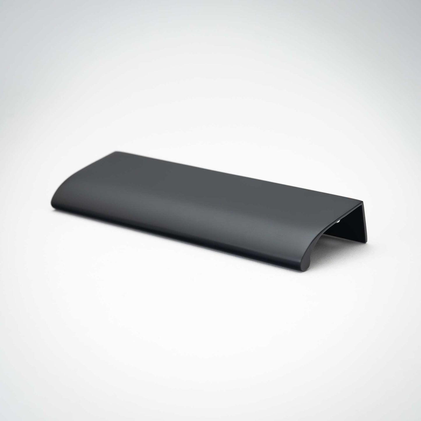 Matte Black Edge Pull, Solid Brass Edge Pull