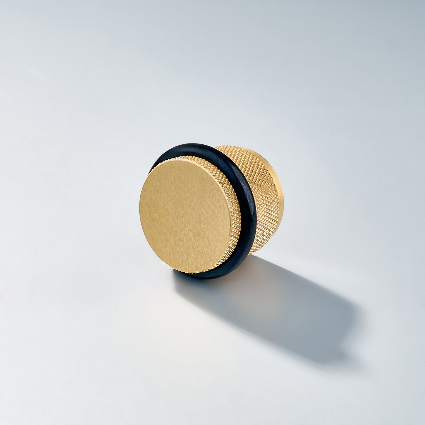 Bastion - Classic Knurled Solid Brass Door Stops
