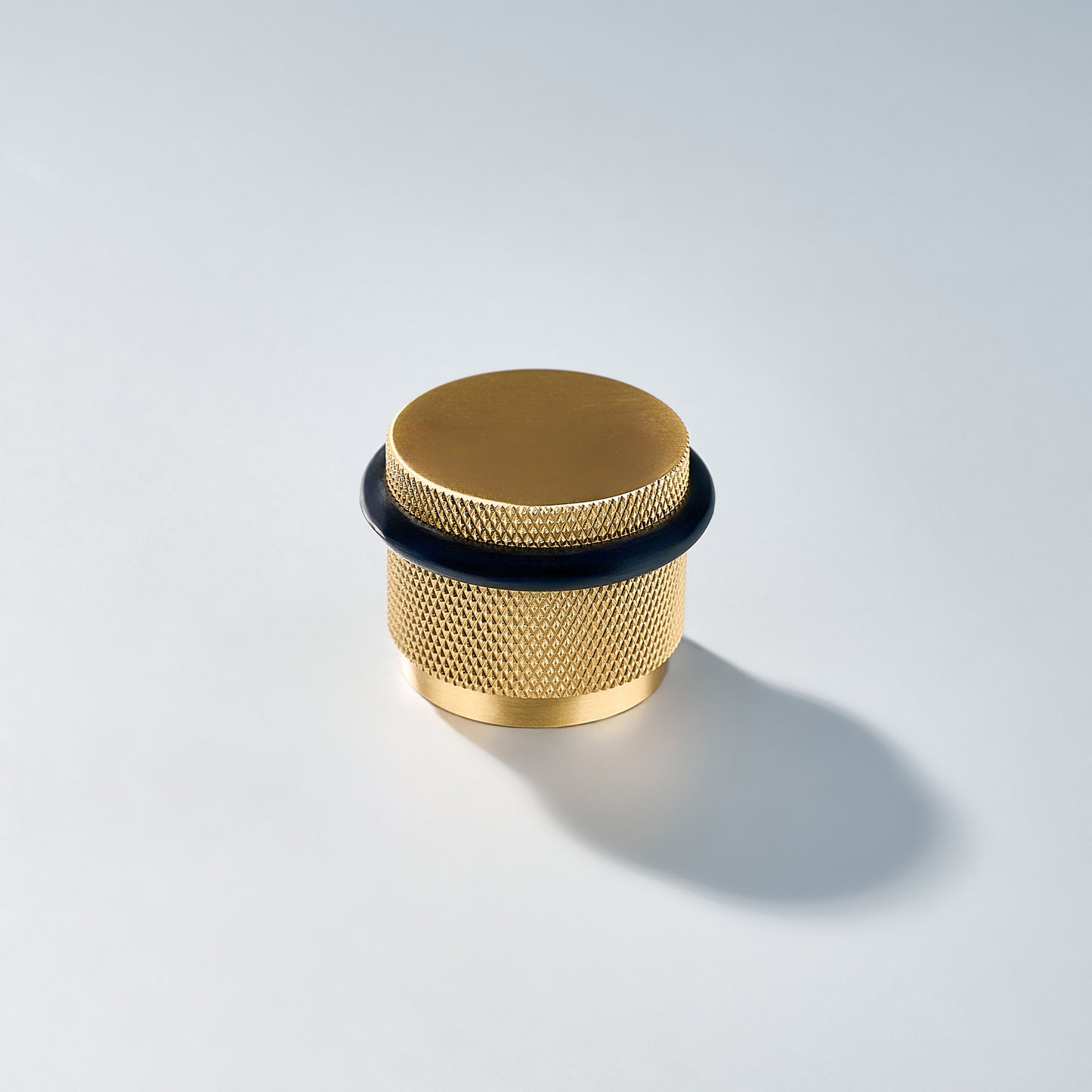 Bastion - Classic Knurled Solid Brass Door Stops