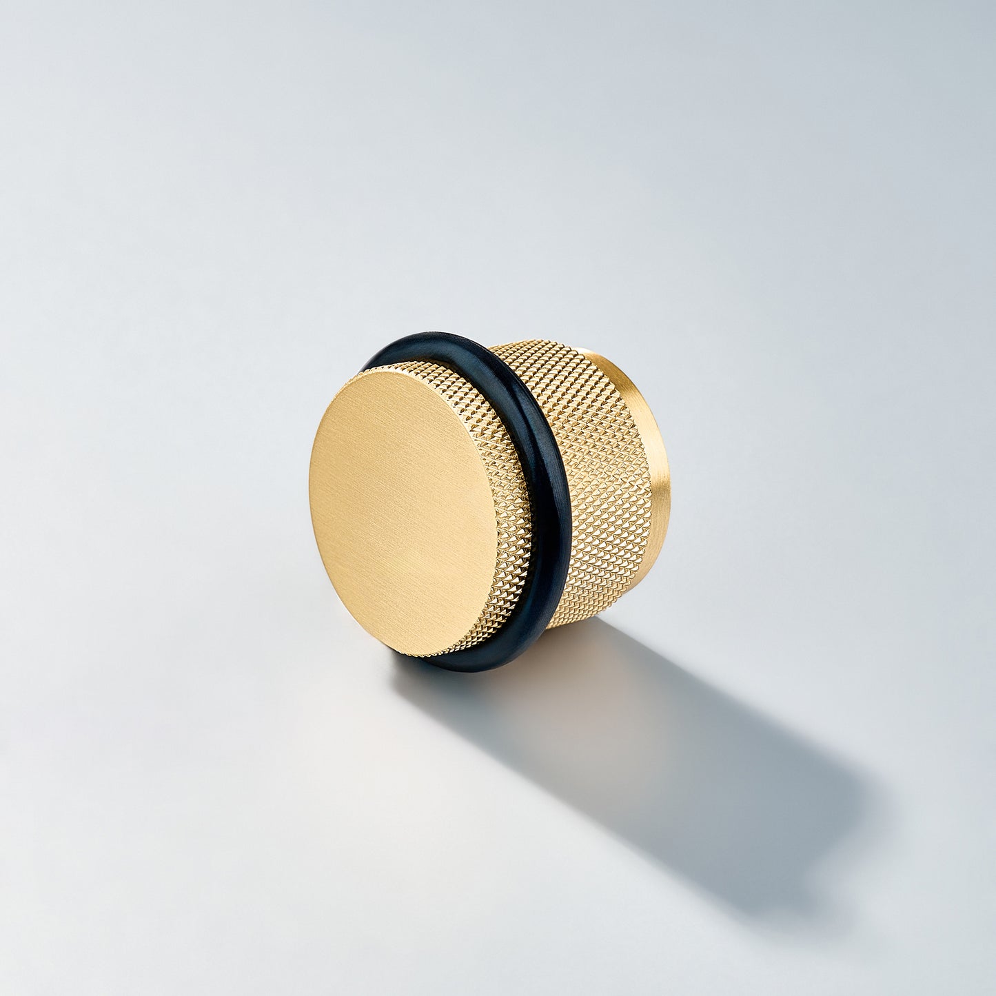 Bastion - Classic Knurled Solid Brass Door Stops