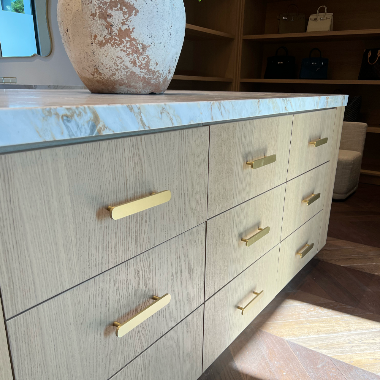 Orbital, Solid Brass Cabinet Pulls
