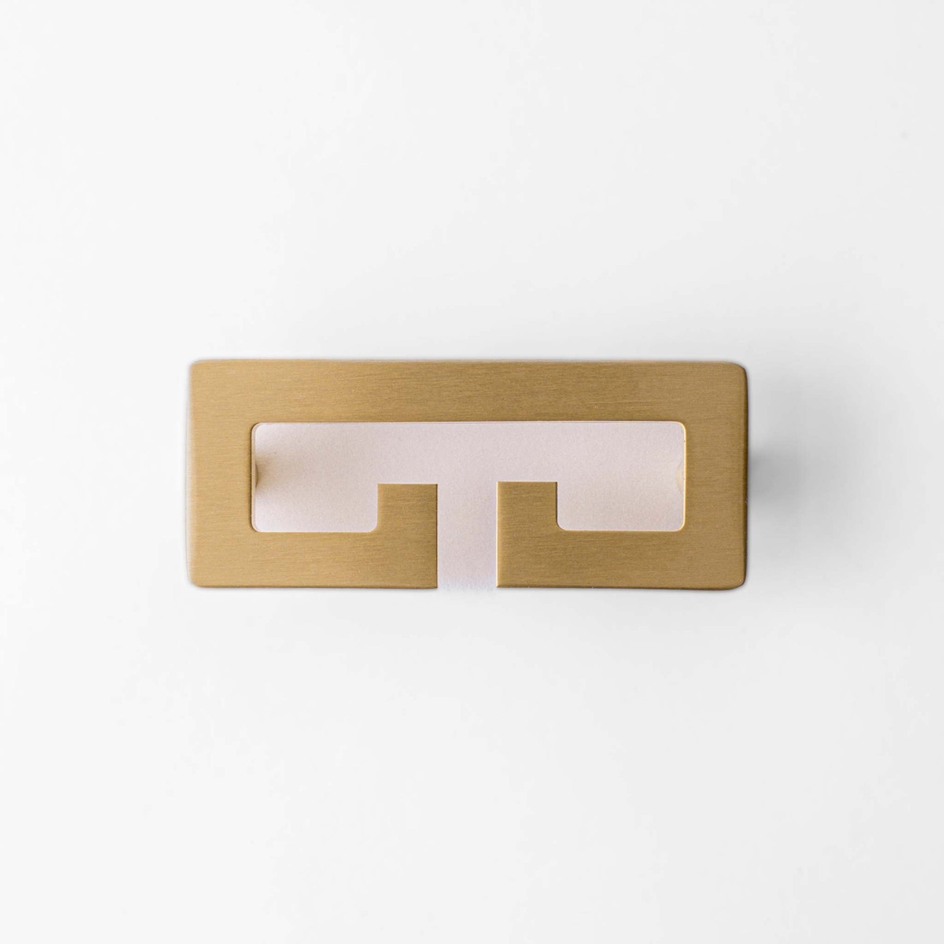 Chloe, Solid Brass Greek Key Pull
Chloe, our solid brass modern Greek Key pull is certainly an artful addition to the home. It's unique shape makes any door or cabinet look classy and chic. With ChpullChloe, Solid Brass Greek Key Pull