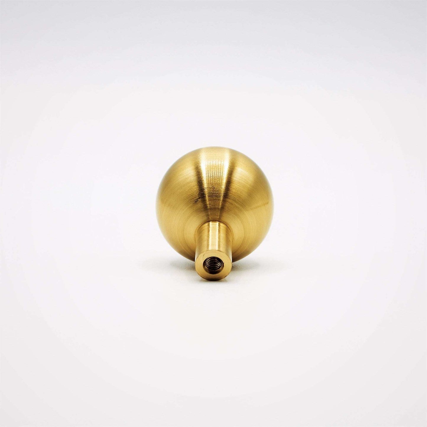 Dumas, Satin Brass Ball Knob - Inspire Hardware