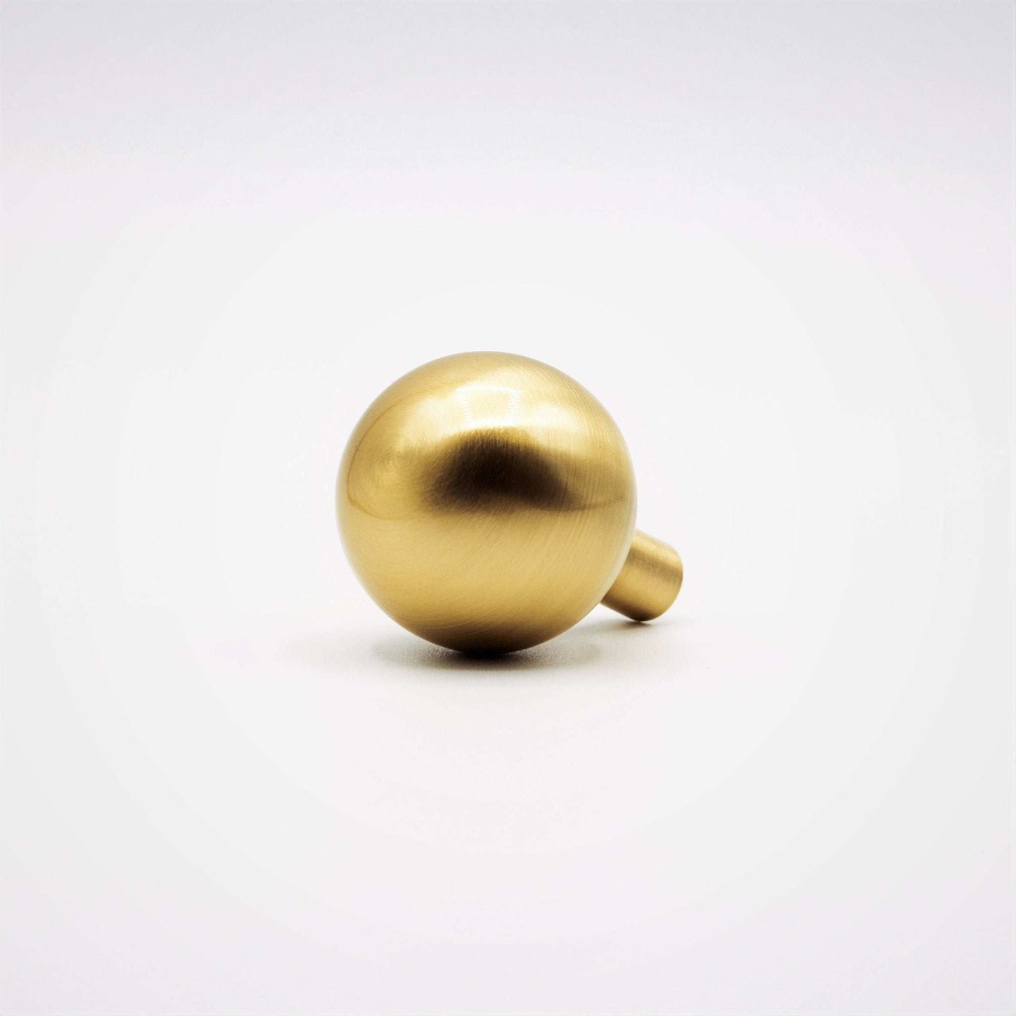 Dumas, Satin Brass Ball Knob - Inspire Hardware