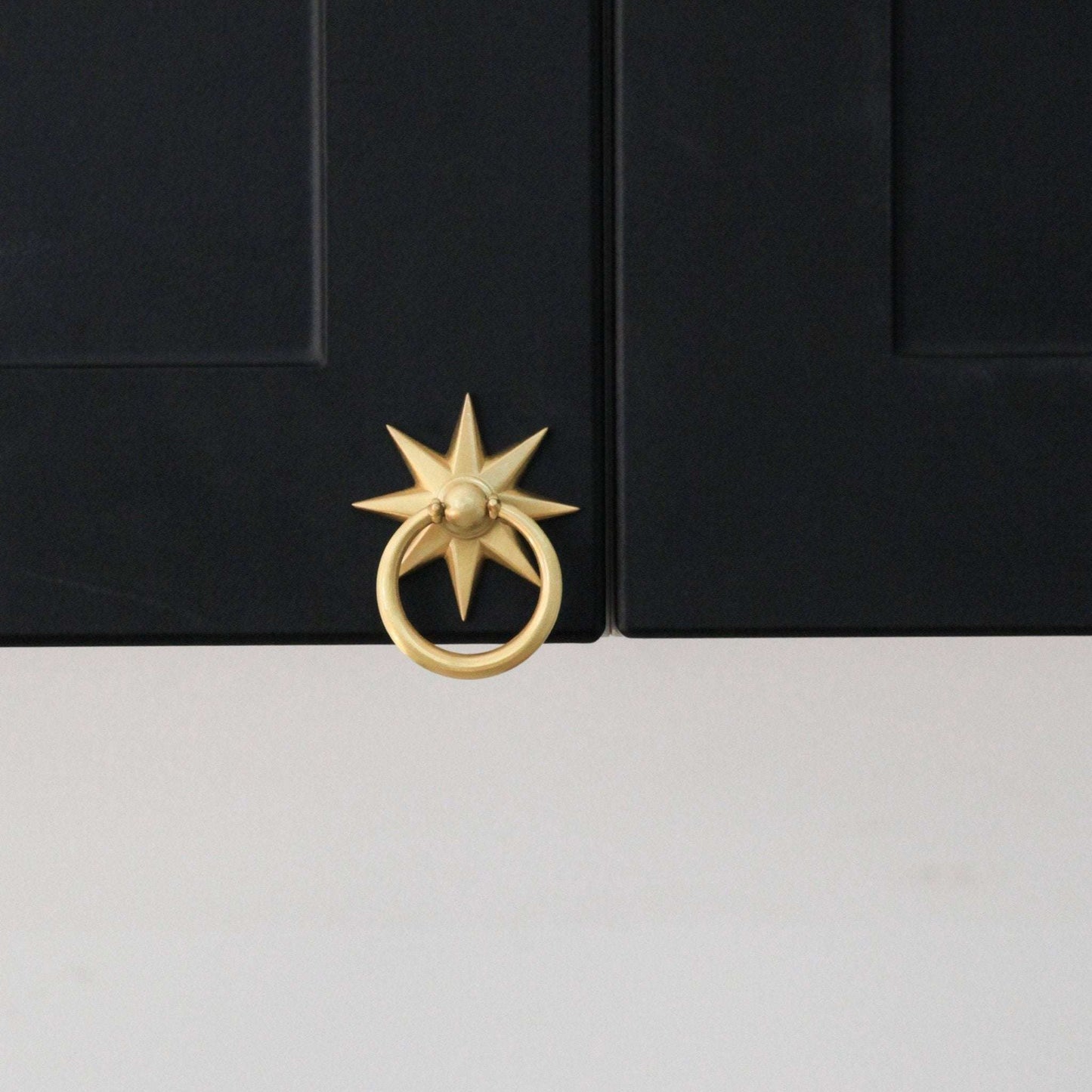 Orah, Solid Brass Drop Pull
