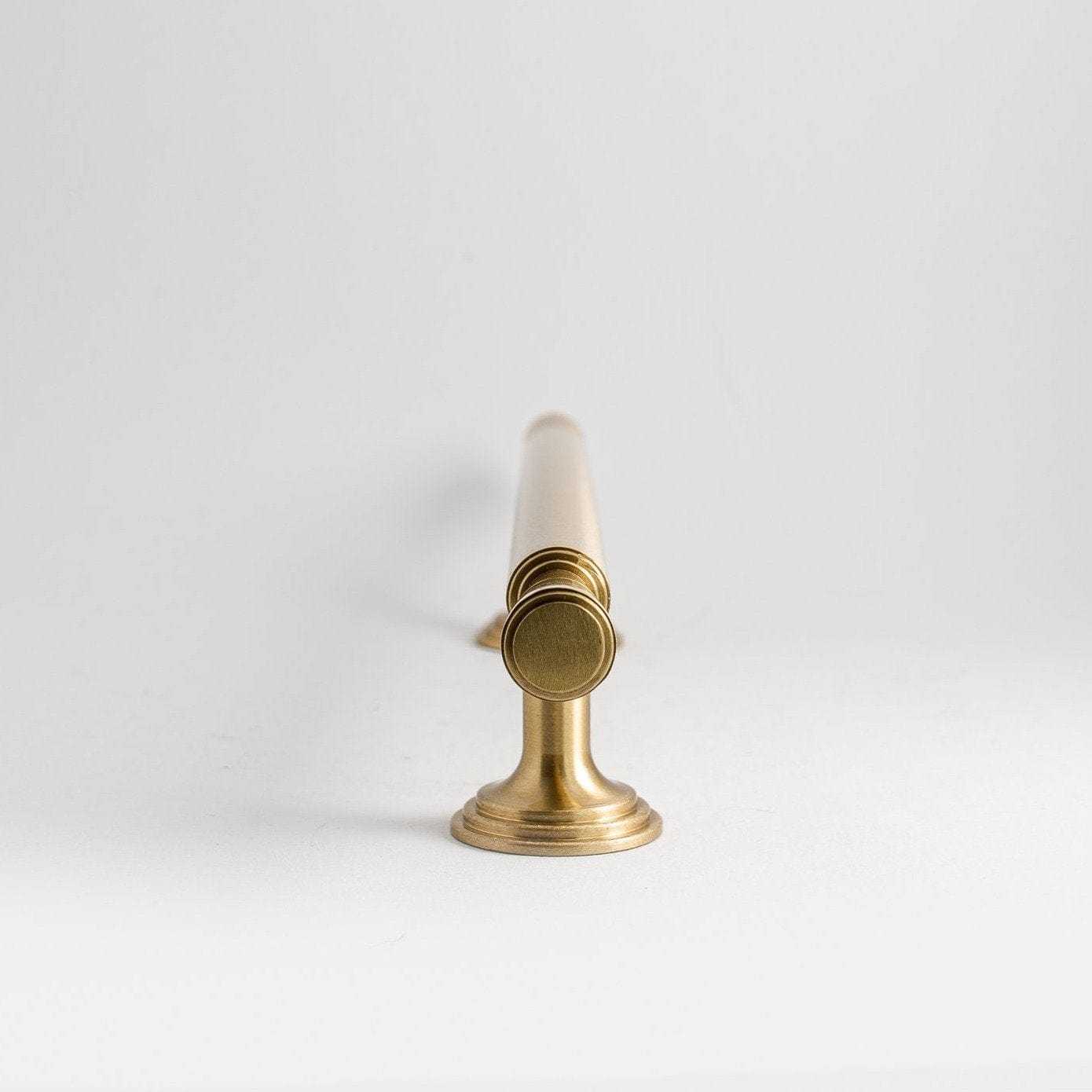 Tuxedo, Solid Brass Cabinet Pulls
Meet Tuxedo, our new deco-inspired cabinet knob. A sleek, classic design with a modern edge. Its beautiful "stacked" base and tapered ends add visual interest, repullTuxedo, Solid Brass Cabinet Pulls