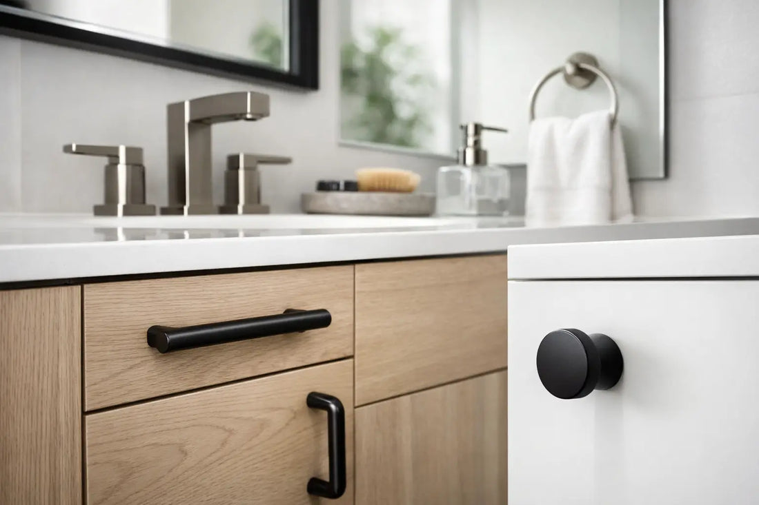 Modern Hardware for Bathroom Vanities