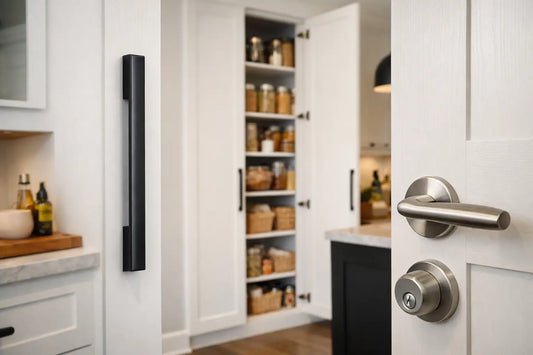 How to Choose Hardware for Tall Pantry Doors