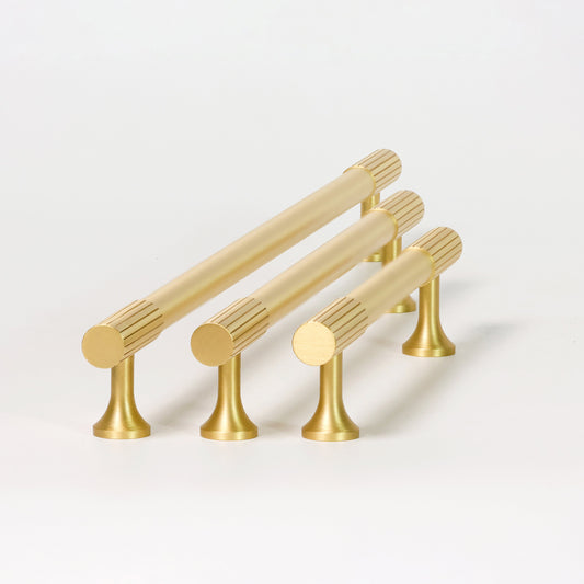 Studio photograph of Sunbeam, Solid Brass Cabinet Pulls.