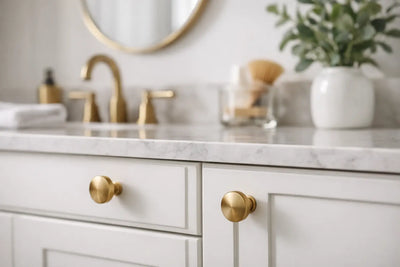 Best Brass Knobs for Bathroom Vanity