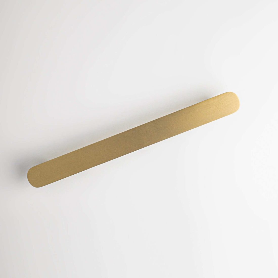 Studio photograph of Orbital, Solid Brass Appliance Pulls.