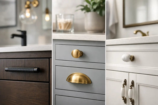 12 Bath Vanity Hardware Examples That Feel Custom