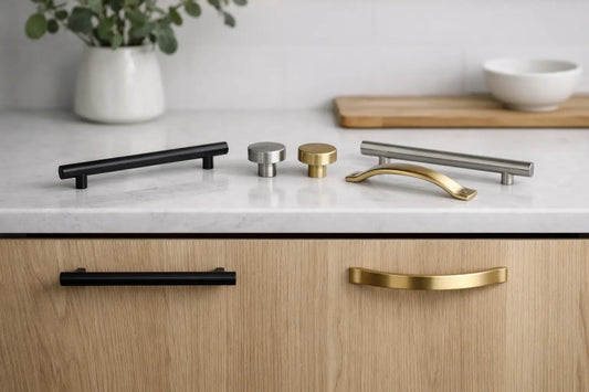 Hardware for Slab Drawer Fronts That Fits