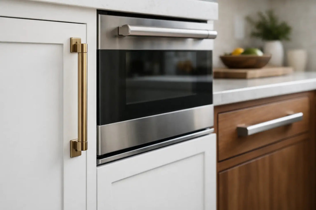 Cabinet Appliance Pulls That Look Custom