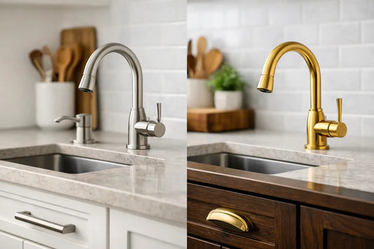 Should Cabinet Hardware Match Faucets?