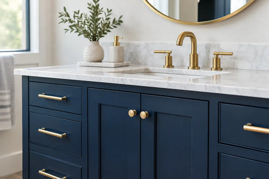 Best Hardware for Navy Vanities That Feels Intentional