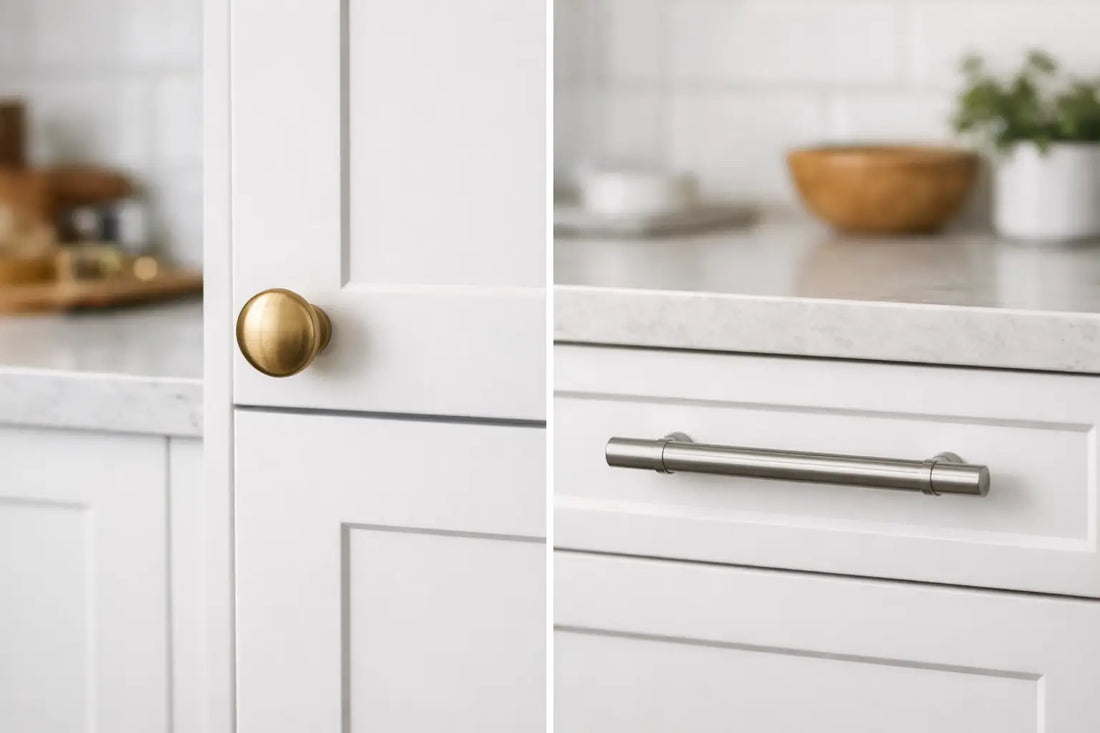 Cabinet Knobs or Pulls? What Looks Better?