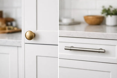 Cabinet Knobs or Pulls? What Looks Better?