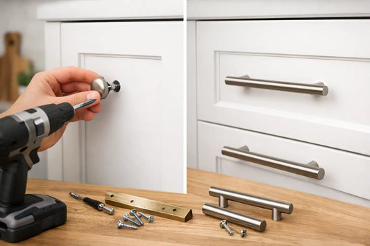 How to Convert Single Hole Knobs to Pulls