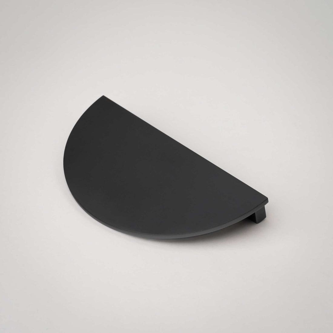 Demi Lune cabinet pull in Matte Black