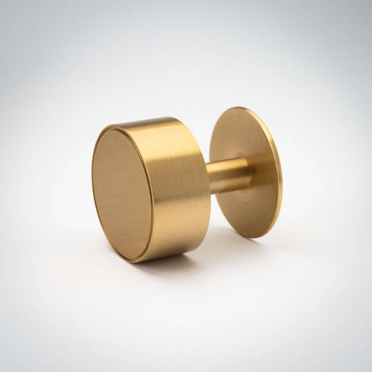 Studio photograph of Gateau, Solid Brass Knobs.