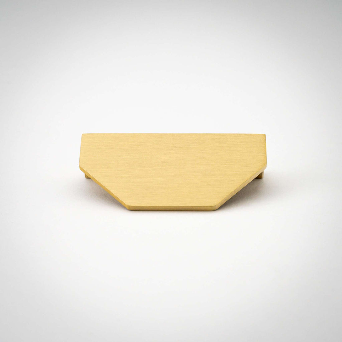 Studio photograph of Alto, Solid Brass Half Hex Pulls.