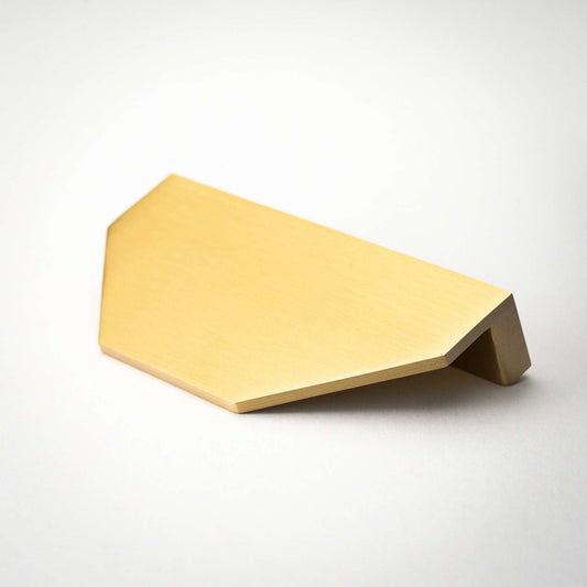 Studio photograph of Alto, Solid Brass Half Hex Pulls.