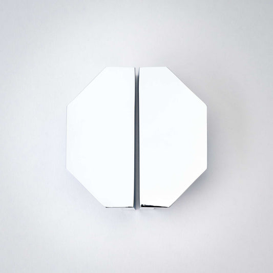 Studio photograph of Alto, Solid Brass Half Hex Pulls.
