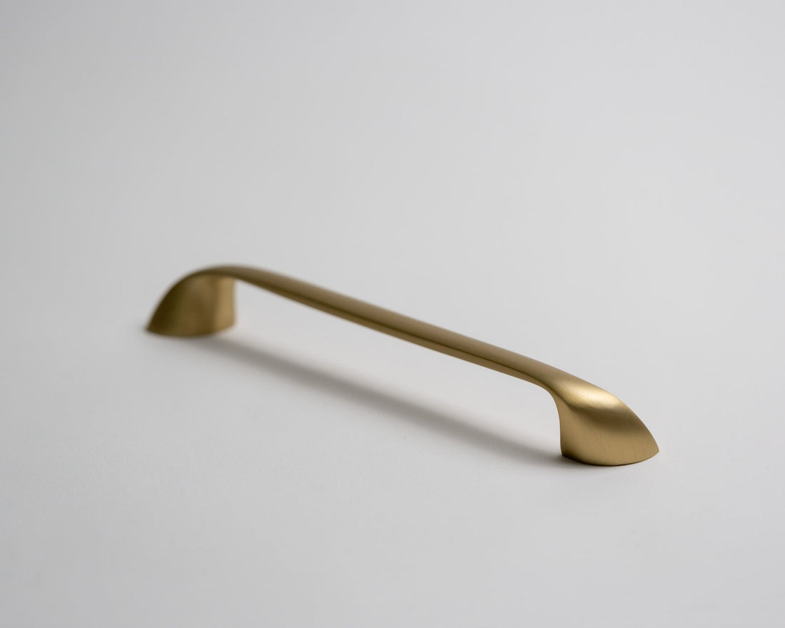 Studio photograph of Twist, Solid Brass Cabinet Pulls.