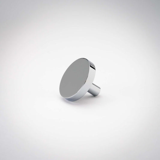 Rondelle cabinet knob in Polished Nickel