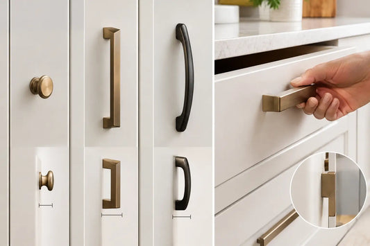 Cabinet Pull Projection Comparison for Better Fit