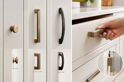 Cabinet Pull Projection Comparison for Better Fit