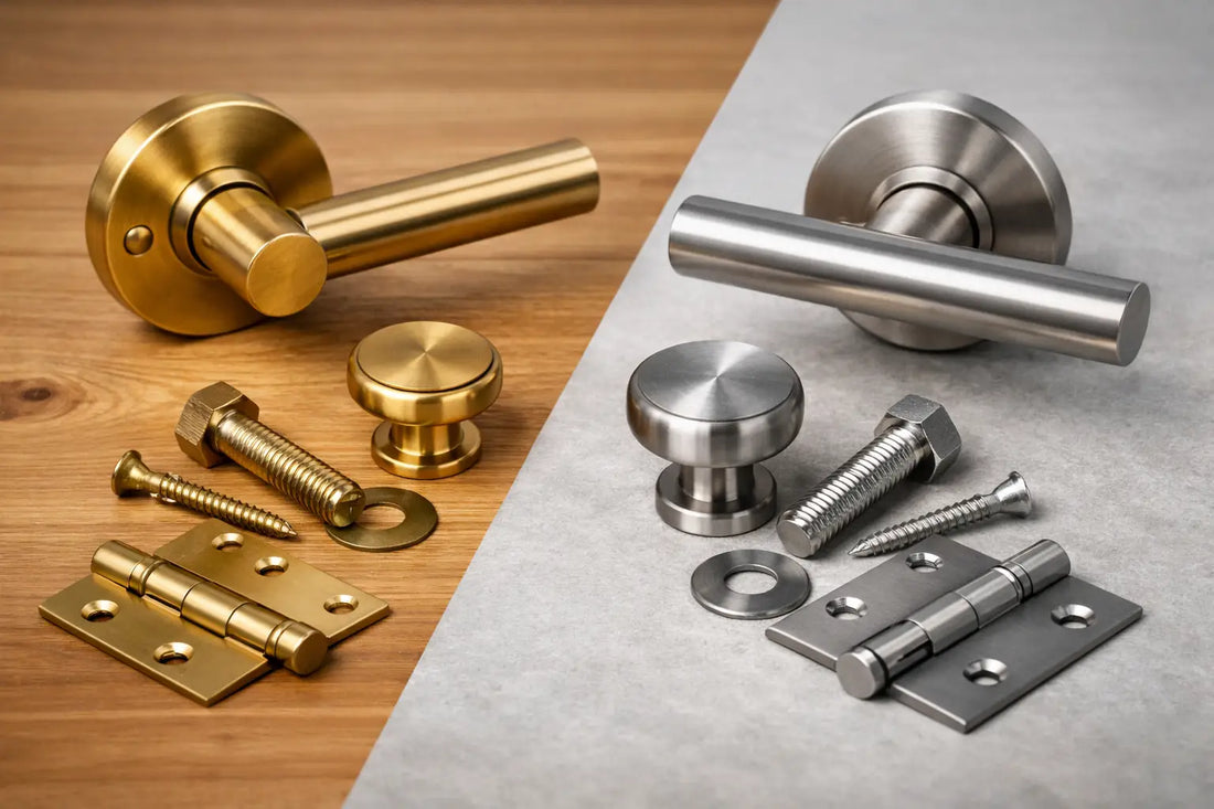 Brass vs Stainless Hardware: Which Fits Your Space?