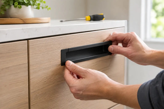 How to Install Concealed Cabinet Pulls Cleanly