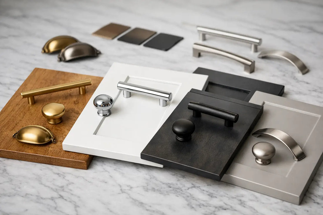 How to Coordinate Cabinet Hardware Finishes