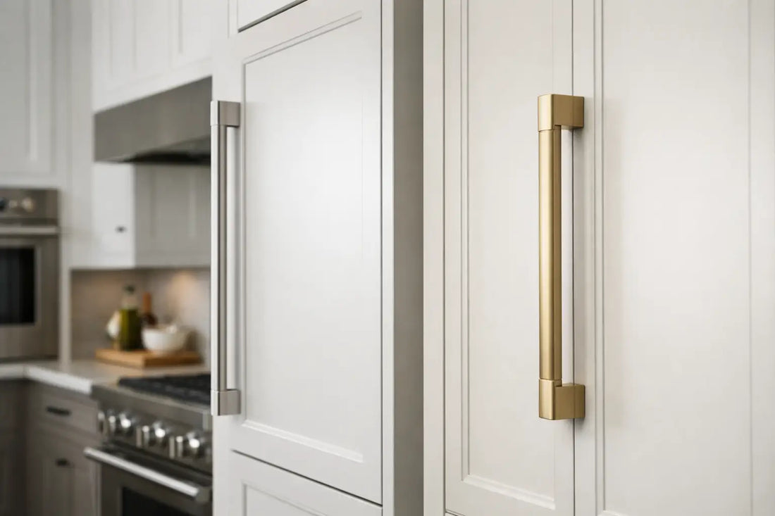 Best Appliance Pulls for Panels That Look Built-In