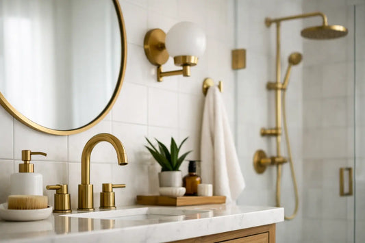 Can Brass Hardware Work in Bathrooms? Yes.