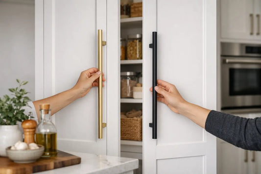 How to Choose Pulls for Tall Pantry Doors