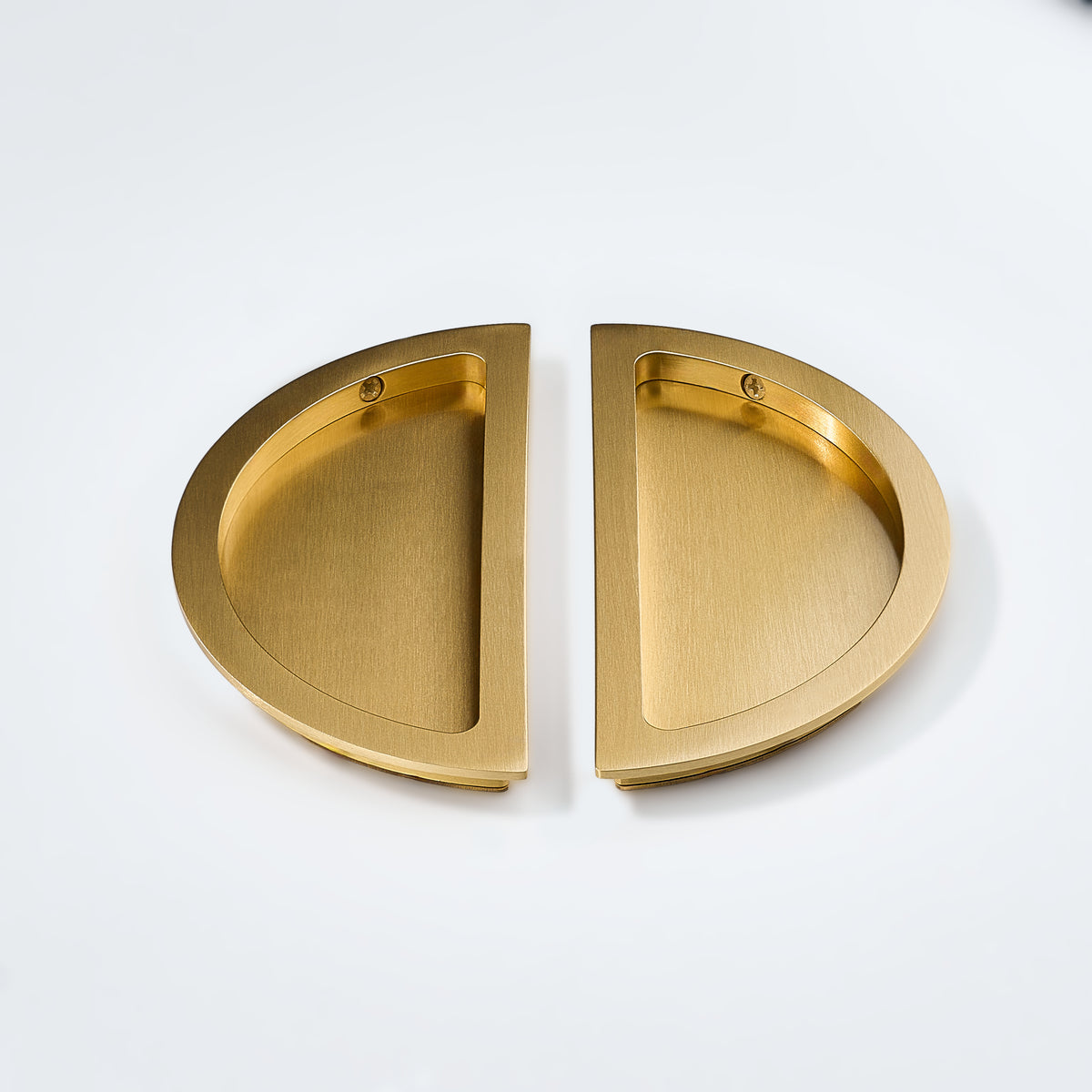 Demi Inset Pull, Pair, studio product view