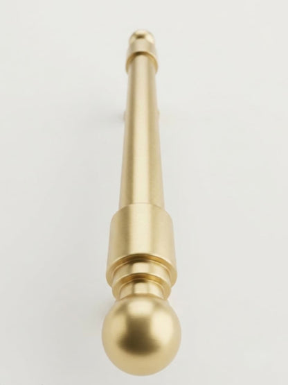 Bishop Cabinet Pull, Satin Brass Matte Lacquer