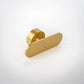 Orbital Knob, Solid Brass Knobs