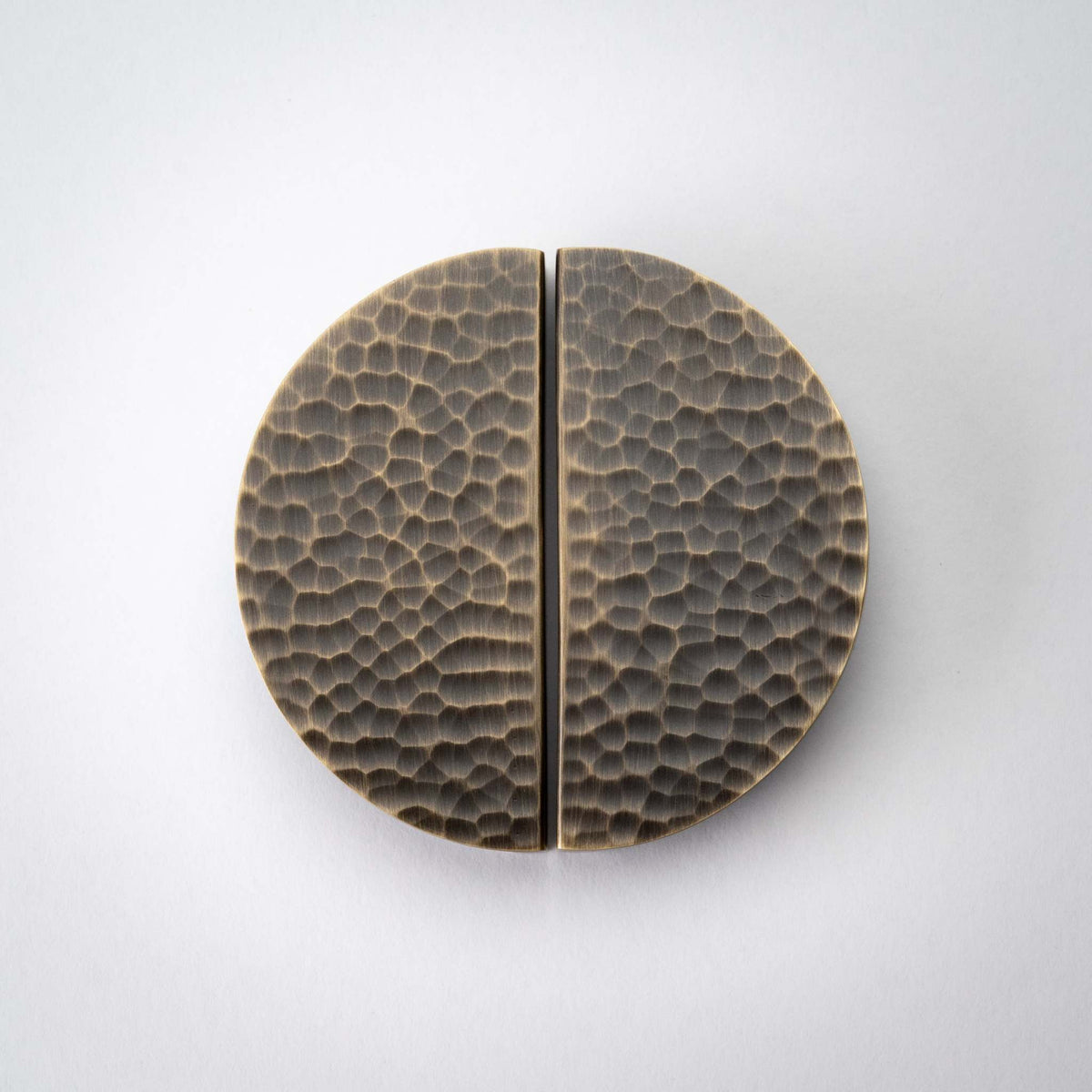 Half Moon Cabinet Pulls, Hammered Demi Lune, Solid Brass – Inspire Hardware