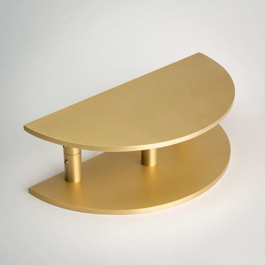 Demi Lune, Solid Brass Half Moon Door Handles