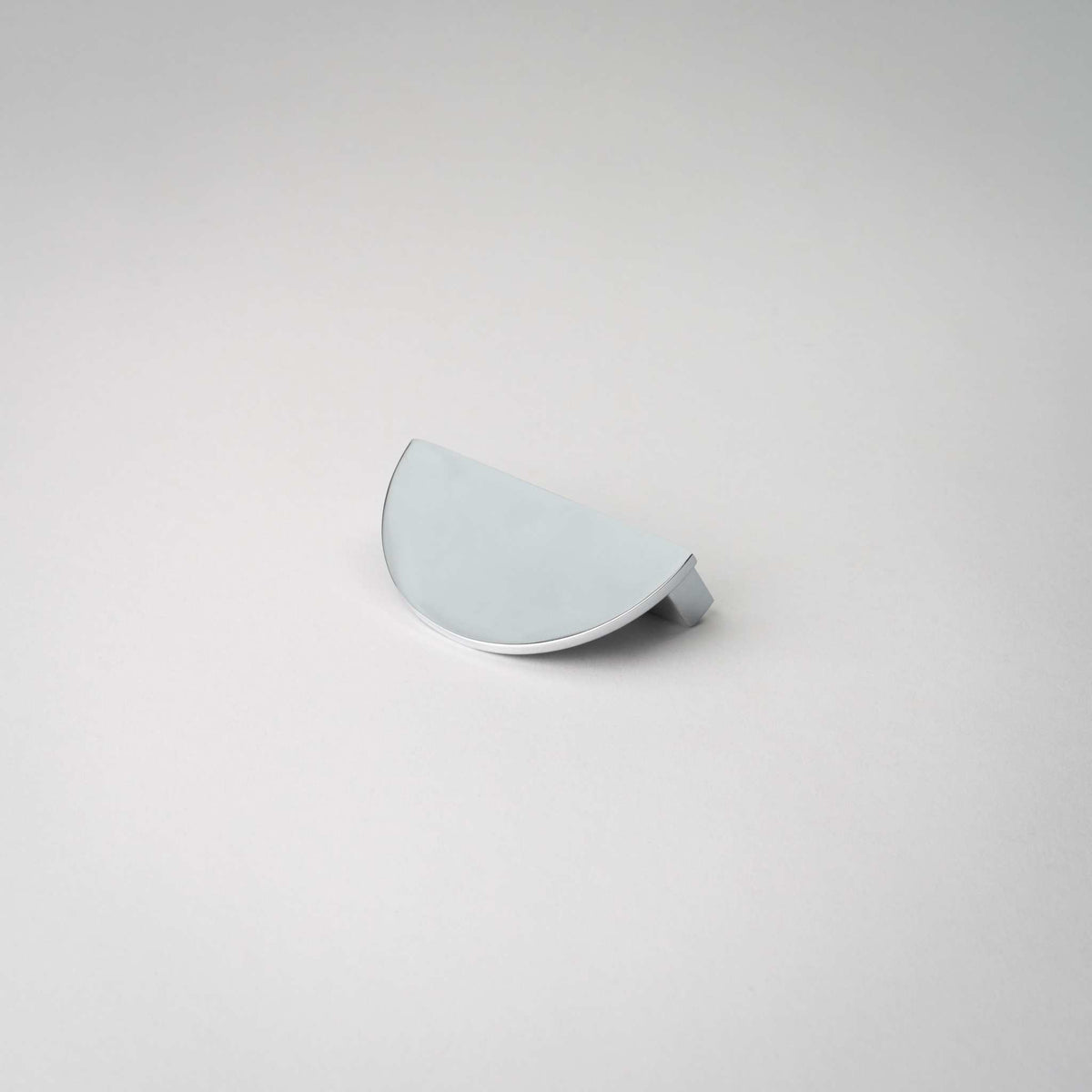 Demi Lune Half Moon Cabinet Pulls, showing half-moon face.