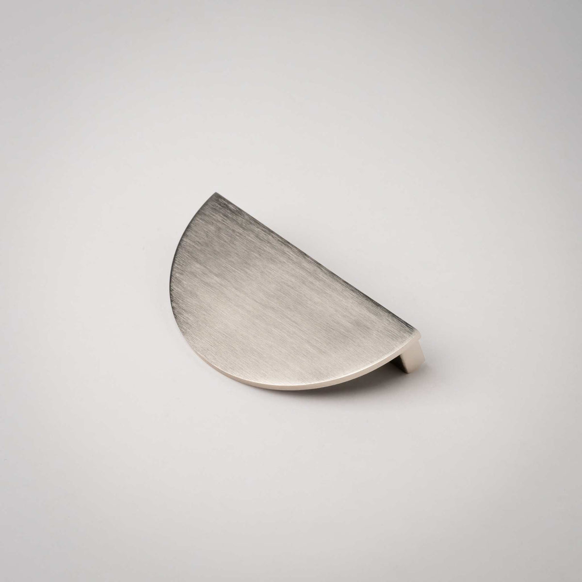 Demi Lune Half Moon Cabinet Pulls, showing half-moon face.
