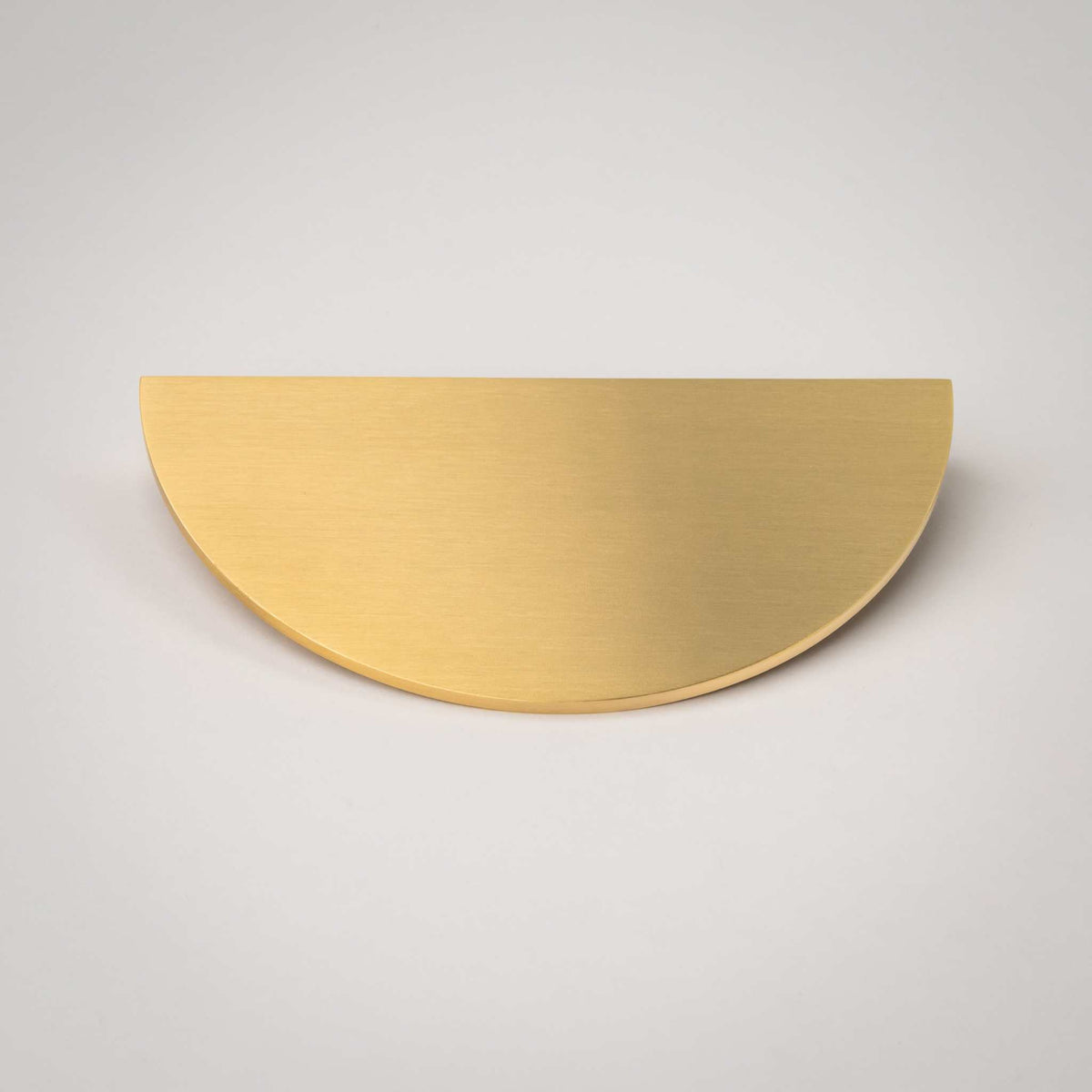 Demi Lune Half Moon Cabinet Pulls, showing half-moon face.