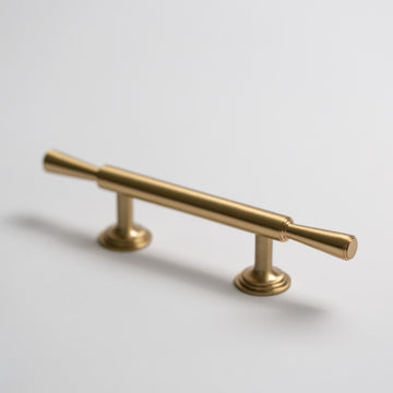 Tuxedo Satin Brass Pull, Solid Brass, in a Range of Sizes Inspire Hardware Tuxedo Satin Brass Pull, Solid Brass, in a Range of Sizes Inspire Hardware